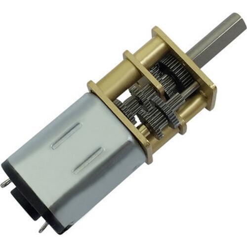 Bringsmart Wholesale N20-1000 3v 6v Mini Gear Motor Reduction Ratio 1000 Dc Brush Gear Electric Motors For Toys Electronic Lock