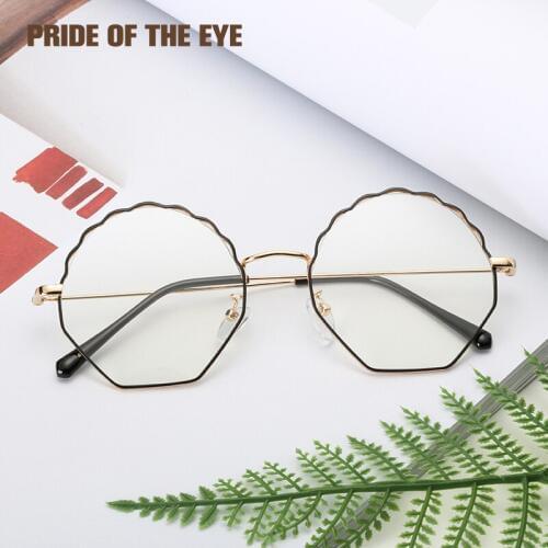 Fashion Retro Shell Type Unique Glasses Blue Ray Radiation Blocking Spectacles Anti Blue Ray Glasses for Men Women Computer User