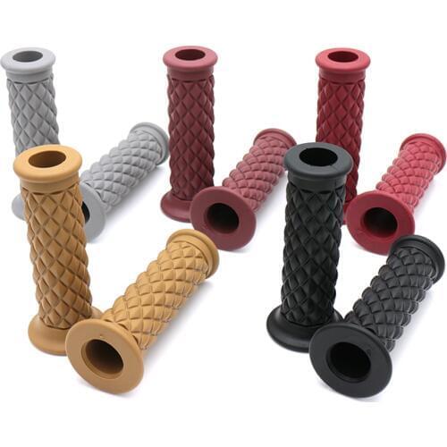 Evomosa Motorbike 22mm 7/8" Handle Bar Hand Grips Non-Slip Soft Rubber Gel Pit Dirt Bike Scooters ATV Quad Handlebar Hand Grips