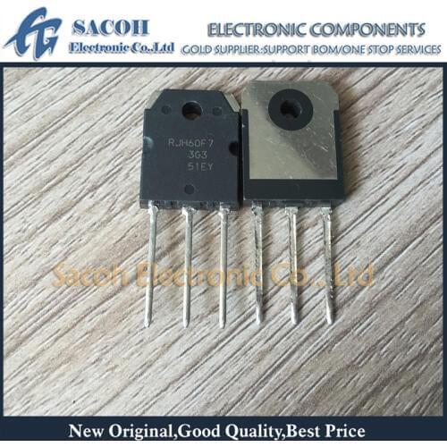 Free Shipping 10Pcs RJH60F7 RJH60F7ADPK RJH60F7A or RJH60F6 RJH60F6DPK TO-3P 90A 600V Power IGBT transistor