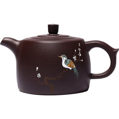 New Product Explosion Type Famous Purple Clay Teapot Pure Handmade Large-capacity Welllan Teapot Customized Household Teapot