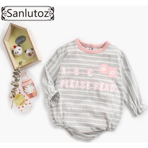 Sanlutoz Cartoon Bodysuits for Infants Cute Cotton Baby Clothes Newborn Baby Girls Bodysuit Winter Fashion