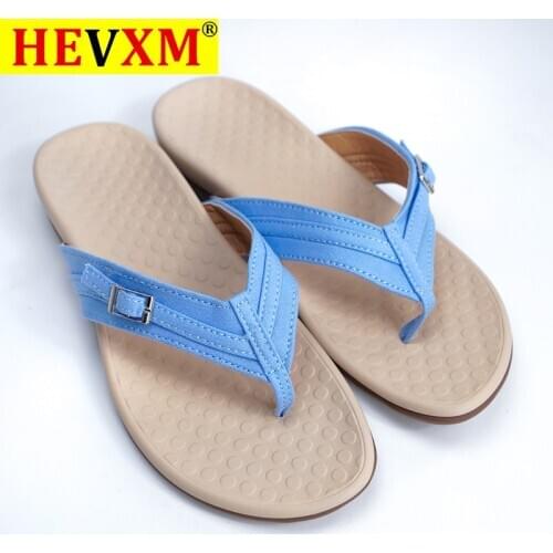 2020 Women Summer Slipper Fashion Beach Female Flip Slip Casual Flat Slides Ladies Sandals Shoes Outdoor orthopedic slippers