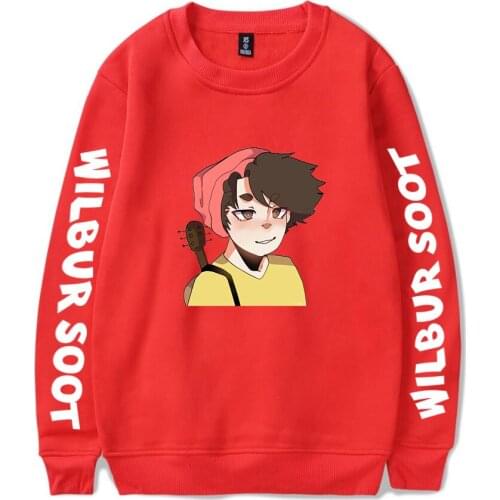 Tracksuits WAMNI Wilbur Soot O-neck Sweatshirt Pullover Harajuku Breathable Loose Hip Hop Top Round Neck Top Coat