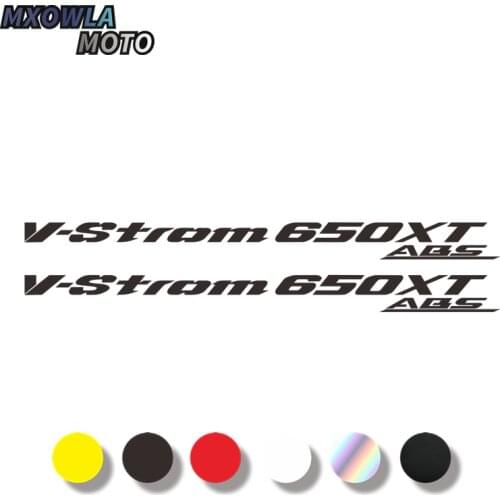 8Inch Reflective Sticker Decal Motorcycle Car Sticker Wheels Fairing Helmet Sticker Decal for Suzuki V-strom 650XT ABS