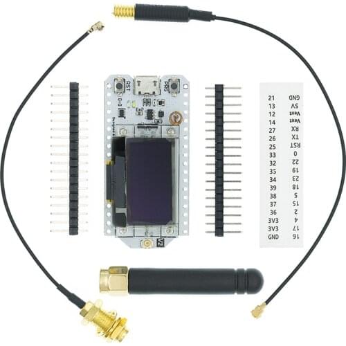 SX1276 SX1278 ESP32 LoRa 868MHz/915MHz/433MHz 0.96 Inch Blue OLED Display Bluetooth-compatible WIFI Kit 32 Development Board