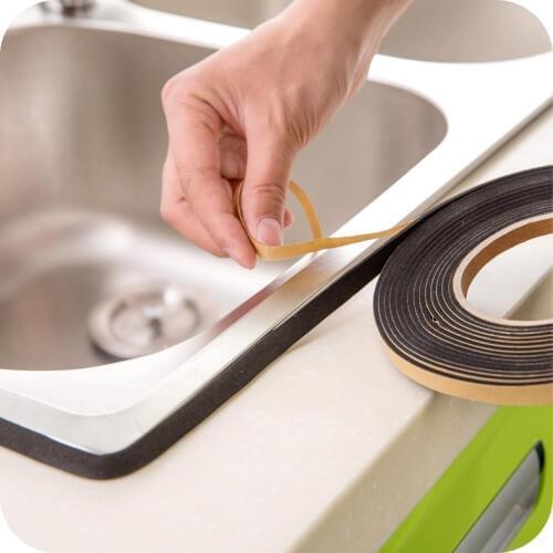 200cm Cooktop Crevices Antifouling Strips Waterproof Sealing Stickers Tapes Creative Kitchen Supplies Gadgets