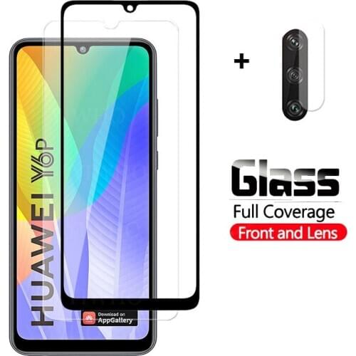 Tempered Glass on for Huawei Y6p y6s y7p y5p y8p Premium Screen Protector Film for Huwei Y 6 P Camera Lens Glass huwei Y 6 7 8 P
