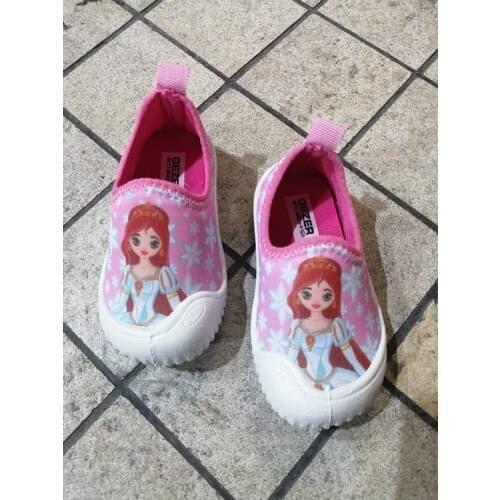 Gantry 3117 Princess Printed Female Child Linen Shoes Panduf