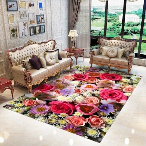 Golden Diamond Velvet Carpet Modern Living Room Coffee Table Carpet Bedroom Fully Bedside Carpet Nordic Room Mat