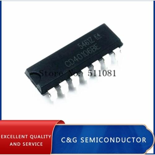 10PCS CD40106BE CD40106B CD40106 4016 DIP-14