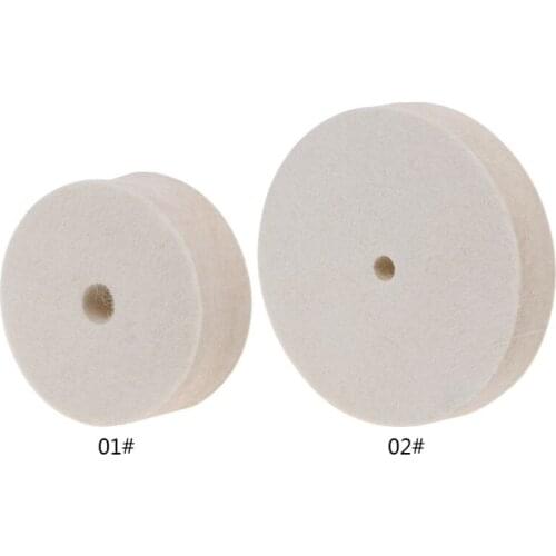 2/4 Inch Polishing Buffing Grinding Wool Felt Wheel Polisher Abrasive Disc Pad For Bench Grinder Rotary Tool