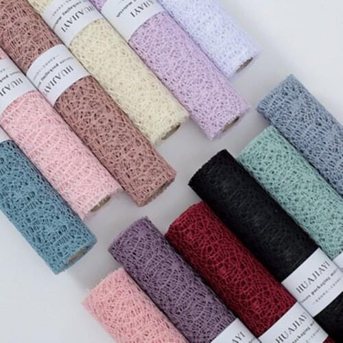 Korean Wrapping Paper Net DIY Kraft Paper Bouquet Flower Shop Supplies Wedding Decoration Material Packaging 50 Cm* 70cm