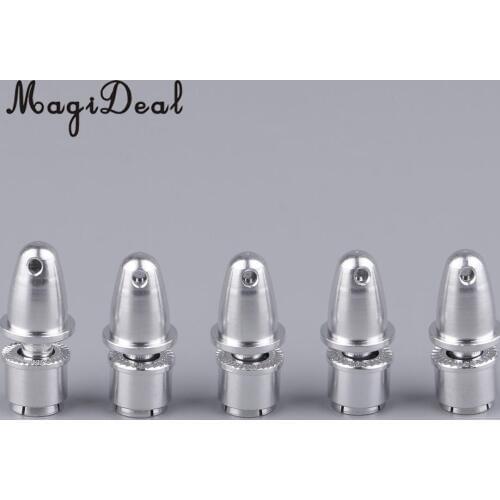 5pcs 3mm/3.17mm/4mm Aluminum Bullet Propeller Adapter Collet Holder for Brushless Motor Prop