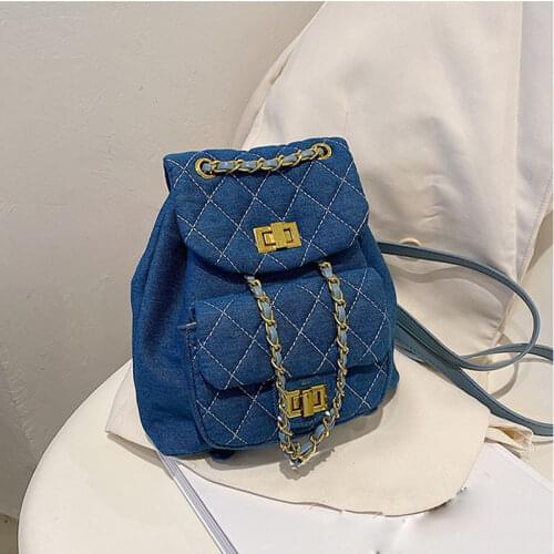 AHCLY Blue Women's Bags