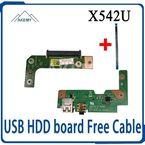 Free cable For Asus VivoBook X542BP X542B X542BA USB Audio usb board Laptop HDD Hard Disk Drive Board