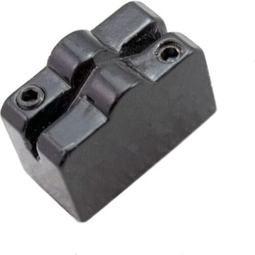 1 Pcs Black Headless Guitar Bridge String Saddle Guitar Accessories Parts Musical instrument