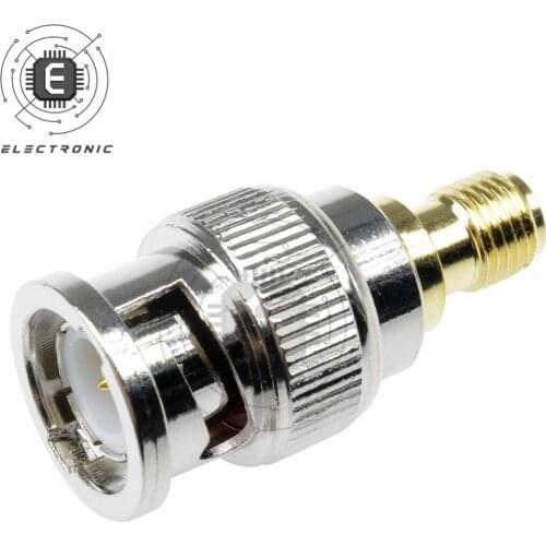 Coaxial BNC Male To SMA Female Connector M/F Radio Antenna Connector Adapter BNC Male To SMA Female Connector