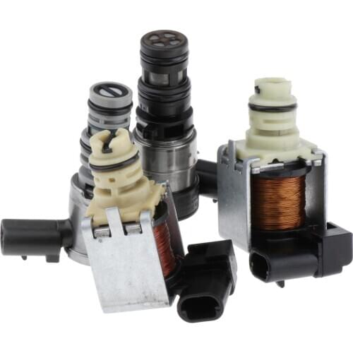 4T65E Transmission Solenoid Kit for EPC 2 Shift Pontiac Volvo 2003 Up 33946A 24216426 74418E 24212690 24227792 8683187
