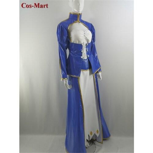 Game Fate Stay Night Saber Cosplay Costume Patent Leather Combat Uniform Unisex Activity Party Role Play Clothing Custom-Make