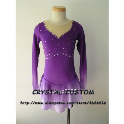 Hot Sales Girls Figure Skating Dresses Beautiful New Brand Ice Figure Skating Dress For Competition DR2781