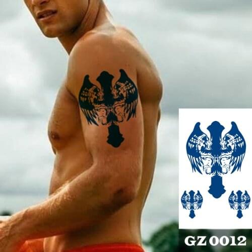 1Pcs Juice Ink Cross Wings Tattoos Body Art Waterproof Temporary Tattoo Sticker For Men Women