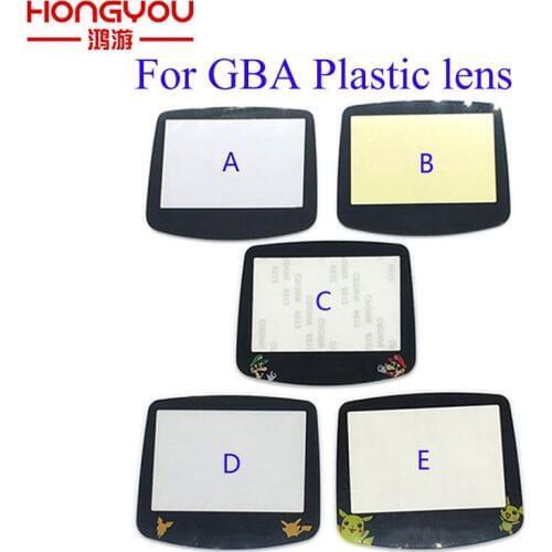 60pcs Plastic mirror for GBA Screen Lens Protector Cover for Gameboy Advance For GBA cartoon plastic mirror