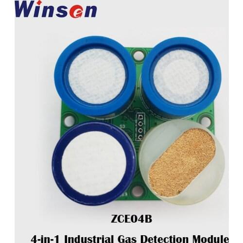 1pc Winsen ZCE04B 4-in-1 Industrial Gas Detection Module CO, H2S, O2 and CH4 Gas Detection Good Stability & Fast Response