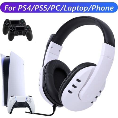 2021 PC Gaming Headsets For PS4 PS5 3D Stereo Bass Gamer Headphones with Micphone, For PlayStation 5 Cell phone Gaming Earphones