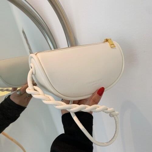 Luxury Crossbody Bags For Women Handbags Solid PU Leather Fashion Korean Small Designer Womens Shoulder Bag Female Totes Bolsas