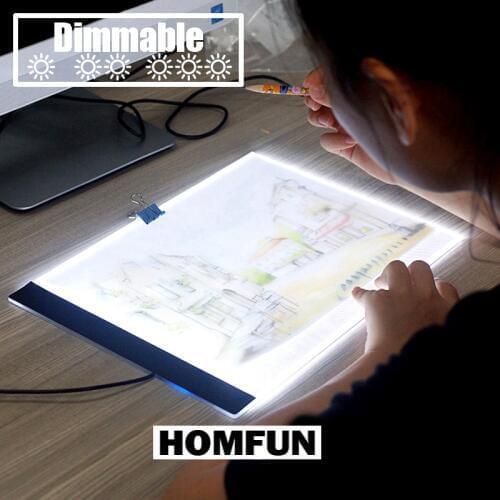 Dimmable ! Ultrathin A4 LED Light Tablet Pad Apply to EU/UK/AU/US/USB Plug Diamond Embroidery Diamond Painting Cross Stitch Kits
