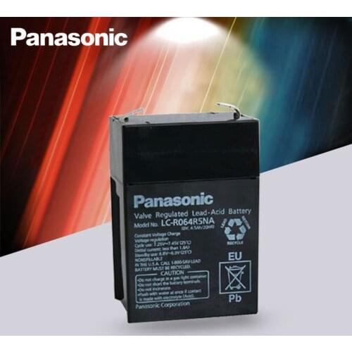 Panasonic Original 6V 4.5AH Storage Batteries Lead Acid Rechargeable batteries Children Electric Car Electronic Said Emergency