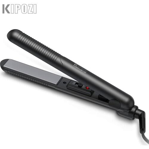 KIPOZI Mini Size Professional Hair Straightener Flat Iron Travel Ceramic Fast Heating Light Weight Hair Curling straightening