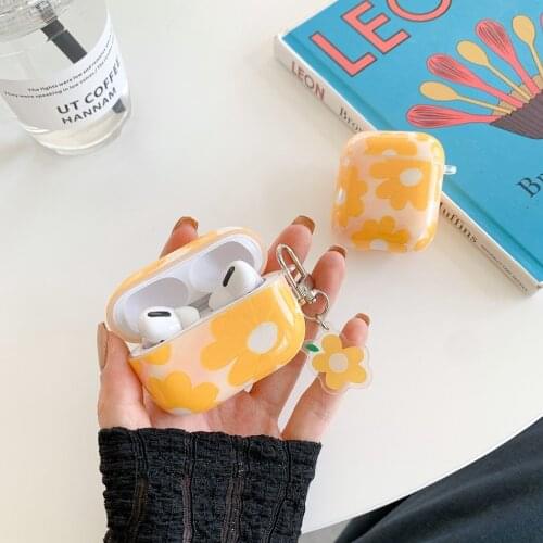 For AirPods 1 2 3 / AirPods Pro Headset Case luxury Cute flower shell Wireless BluetoothEarphone Protection Cover Air Pods Case