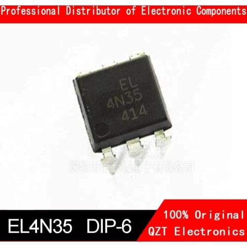 10pcs/lot EL4N35 DIP-6 SMD-6 4N35 In Stock