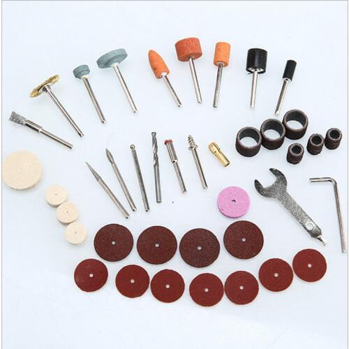 100pcs Rotary Tool Accessories Abrasive Bit Set for Grinding Sanding Polishing Cutting Drilling Mini Drill Accessory Set