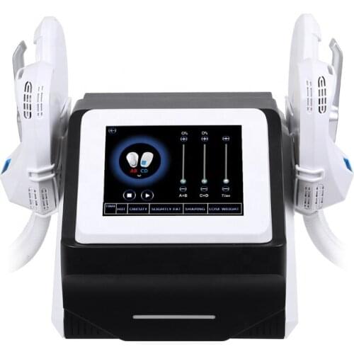 4 Handles Electromagnetic Muscle Training Stimulation Body Shaping Smart Electronic Muscle Stimulator