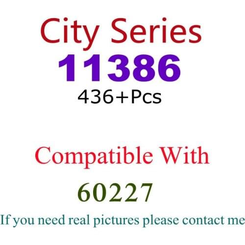 436Pcs 11386 Building Block Toy City Series 60227 Assembled Building Block Childrens Toy Gifts