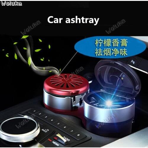 Car ashtray automatic smoking stealth with cover multifunctional universal stainless steel CD50 Q03