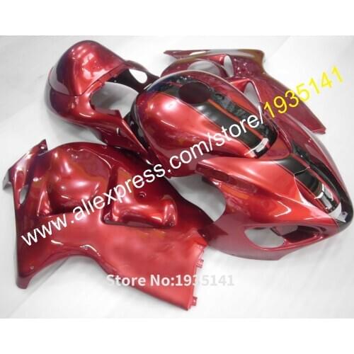For Suzuki GSXR1300 1999 - 2007 GSX-R 1300 99-07 GSX-R1300 Motorcycle Parts Red Black Motorbike Fairing (Injection molding)