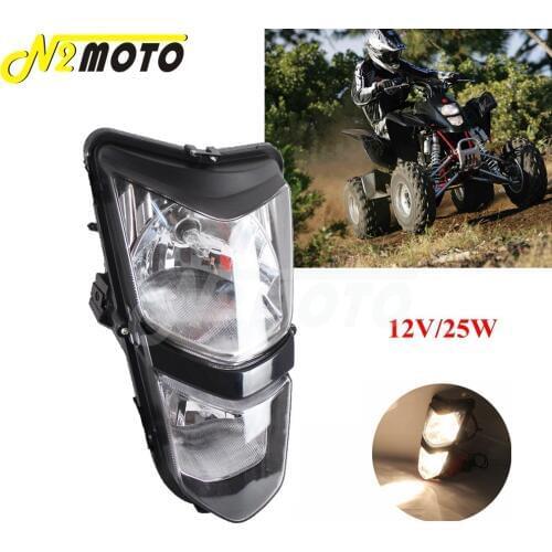 Motorcycle ATV Off Road Filaments Lamps 12V/25W Headlight Front Headlamp for Suzuki LTZ400 LTZ400Z 03-08 KAWASAKI KFX KSF400