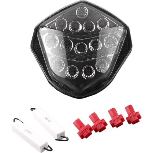 GSXR 1000 K3 e-Mark Motorcycle Rear Turn Signal Light Integrated LED Brake Taillight Tail Lamp For SUZUKI GSXR1000 2003-2004