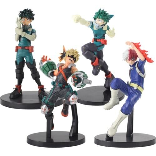My Hero Academia Figure Toys The Amazing Heroes Izuku Midoriya Todoroki Shoto Bakugou Katsuki PVC Model Toy Decoration Dolls