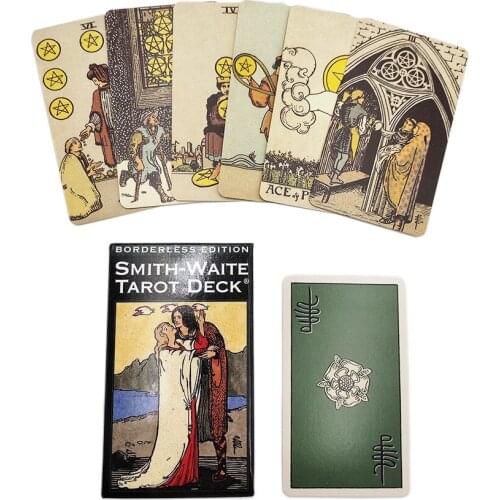 Classic Smith Waite Tarot Deck English Version Tarot Cards Witch Divination Fate Party Entertainment Board Game Gameplay