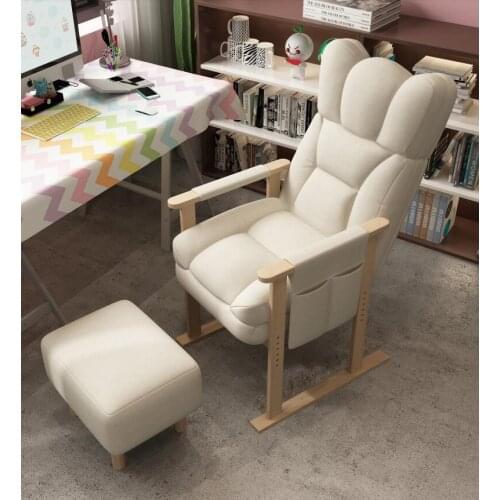 Computer chair family comfortable lazy sofa chair can lie in dormitory chair desk office single back electronic chair
