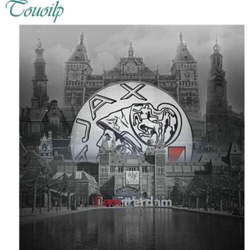 DIY square Diamond Painting scenery city Cross Stitch Kits Diamond Mosaic crystal Diamond Embroidery AJAX Patterns Rhinestones