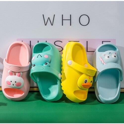 Summer Shoes Infant Slippers Cartoon Soft-soled Non-slip Eva Male Female Baby Childrens Slippers Toddler Boys Girl Shoes Туфли