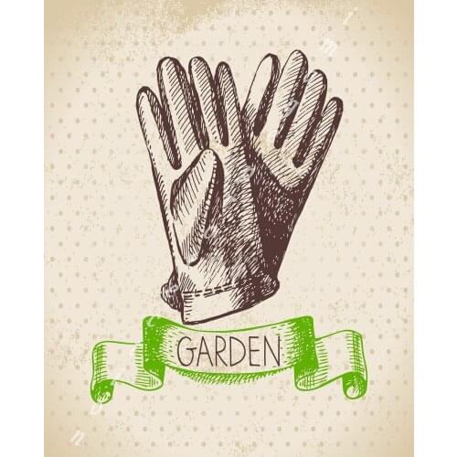 MY GARDEN METAL TIN SIGN POSTER WALL PLAQUE