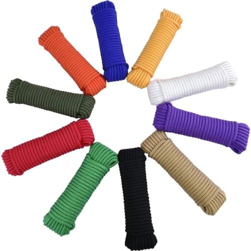 Dia 4MM Core-spun Parachute Cord Lanyard Tent Rope For Hiking Camping Clothesline DIY Bracelet