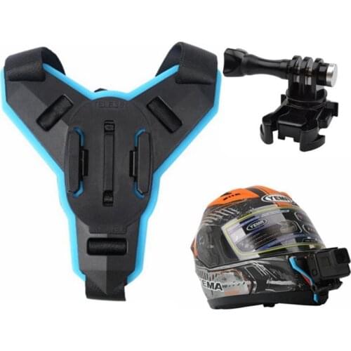 Motorcycle POV Shots Full Face Helmet Chin Stand Mount Holder for GoPro Hero8/7/6/5 Xiaomi Yi 4K sjcam Action Camera Accessories